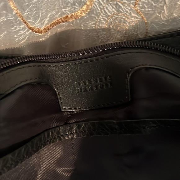 🌿Barney New York, Black Leather Crossbody Briefcase🌿 - Picture 5 of 7